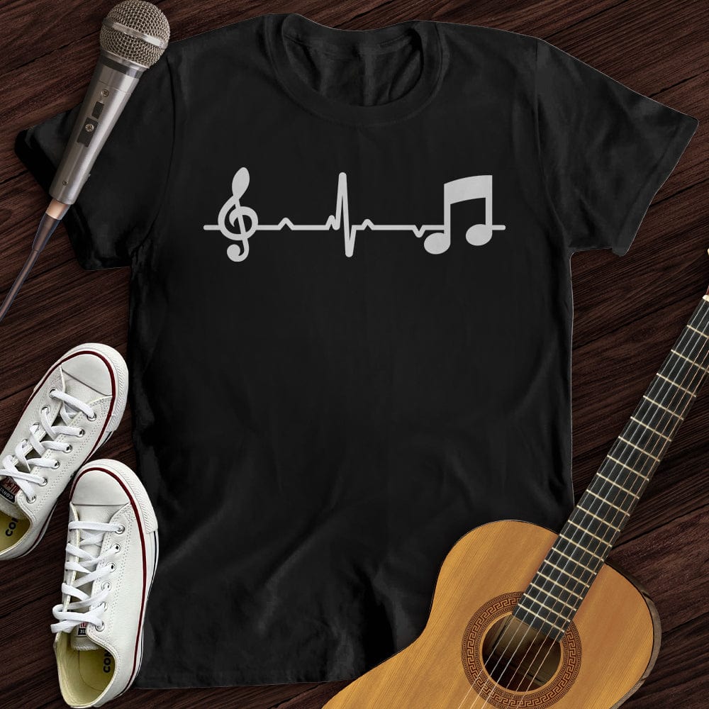 Music Note Heartbeat T-Shirt
