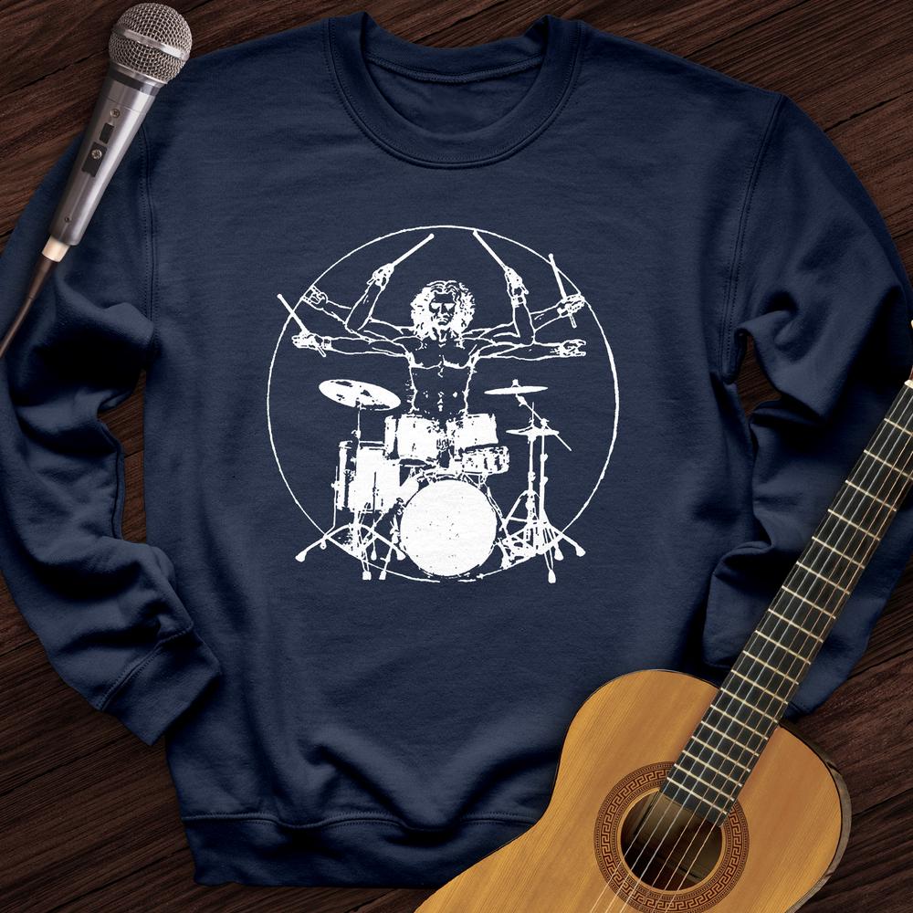 Vitruvian Drummer Crewneck