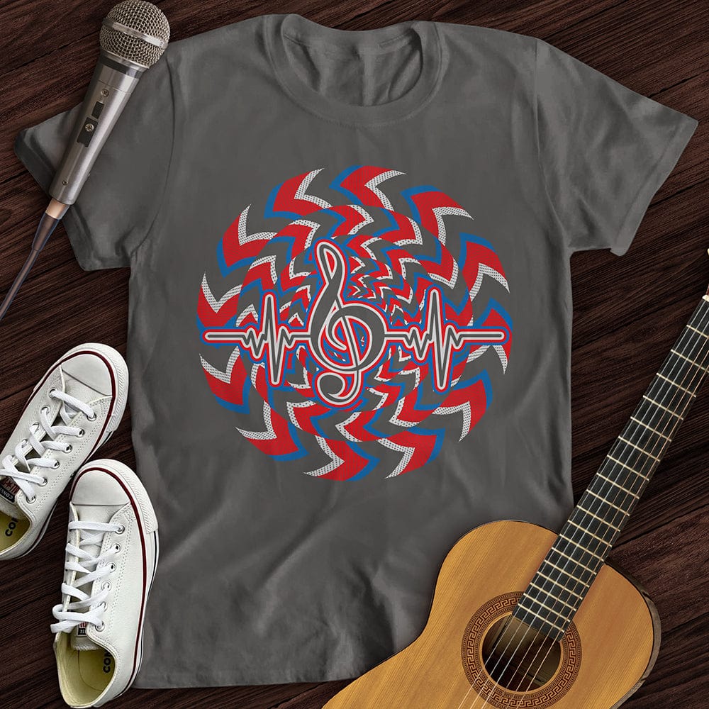 Heartbeat Music Note T-Shirt
