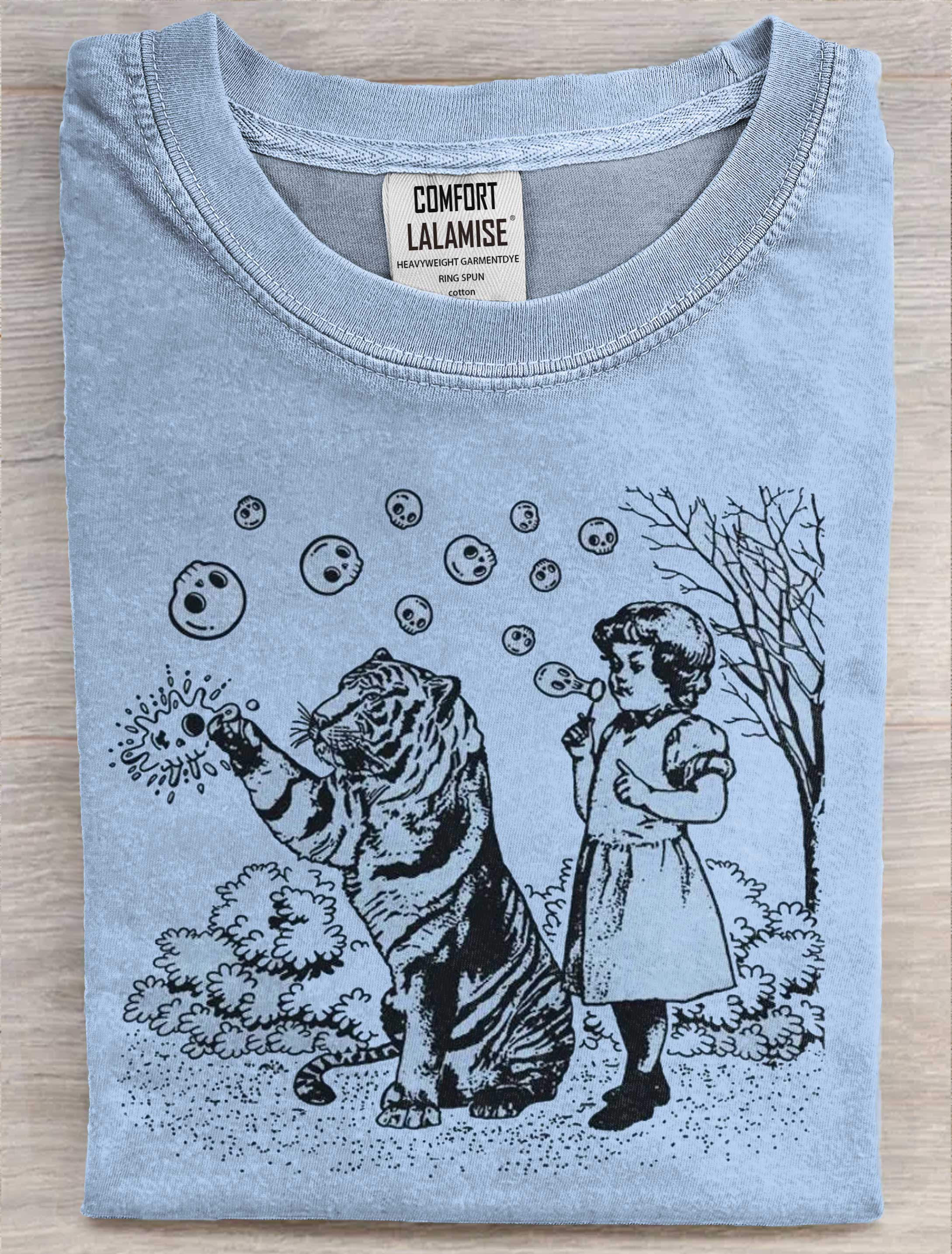 Creepy Weird Cool Art Print Casaul Short SleeveT-shirt