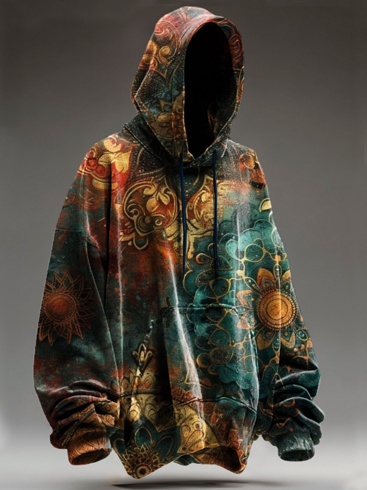 Vintage mandala Art Print Casual Sweatshirt