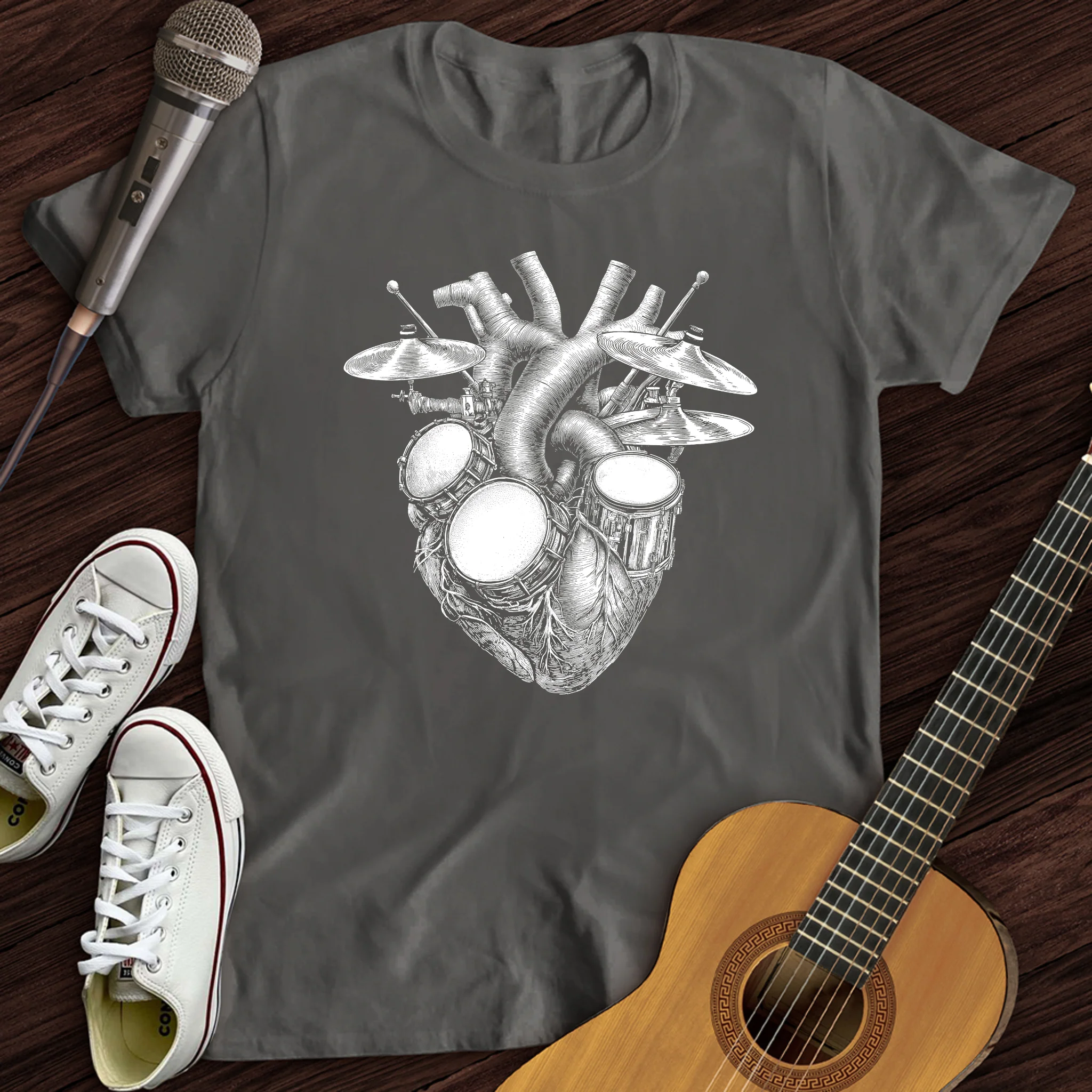 Drums Heart T-Shirt