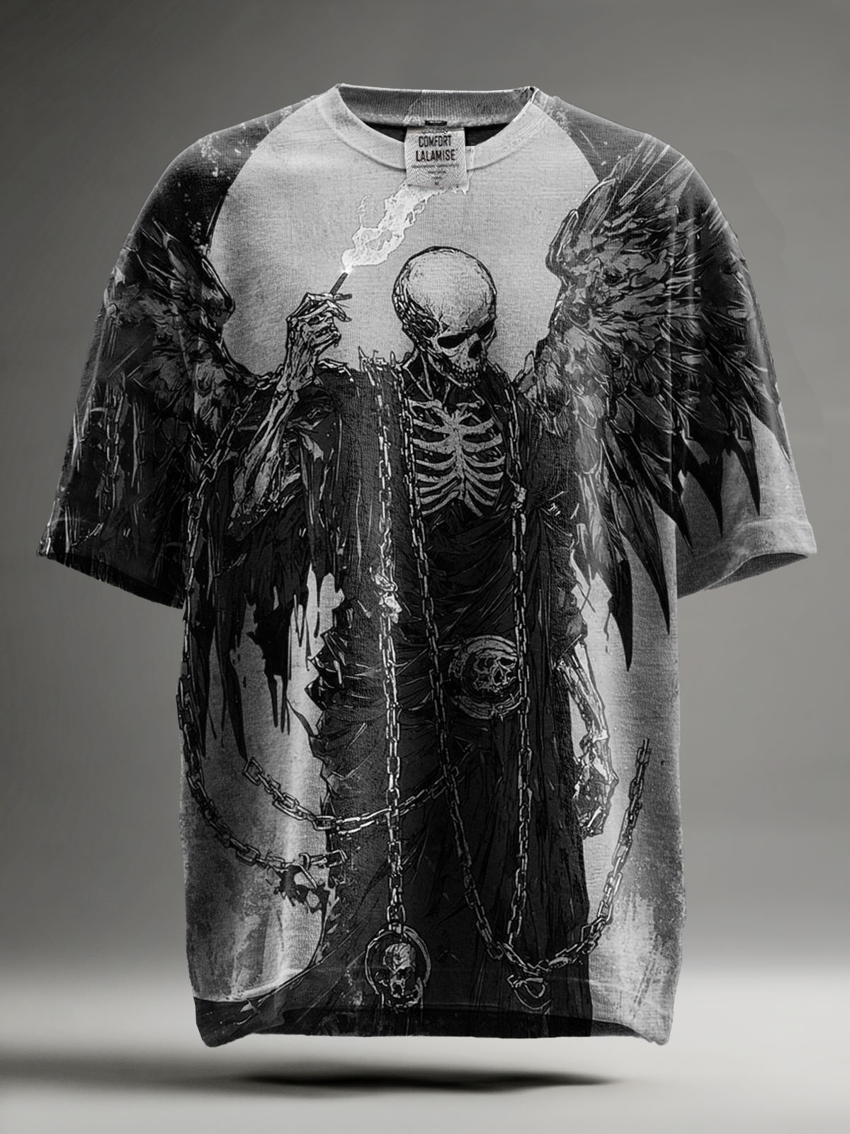 Dark Fantacy Art Print Casual Short Sleeve T-shirt