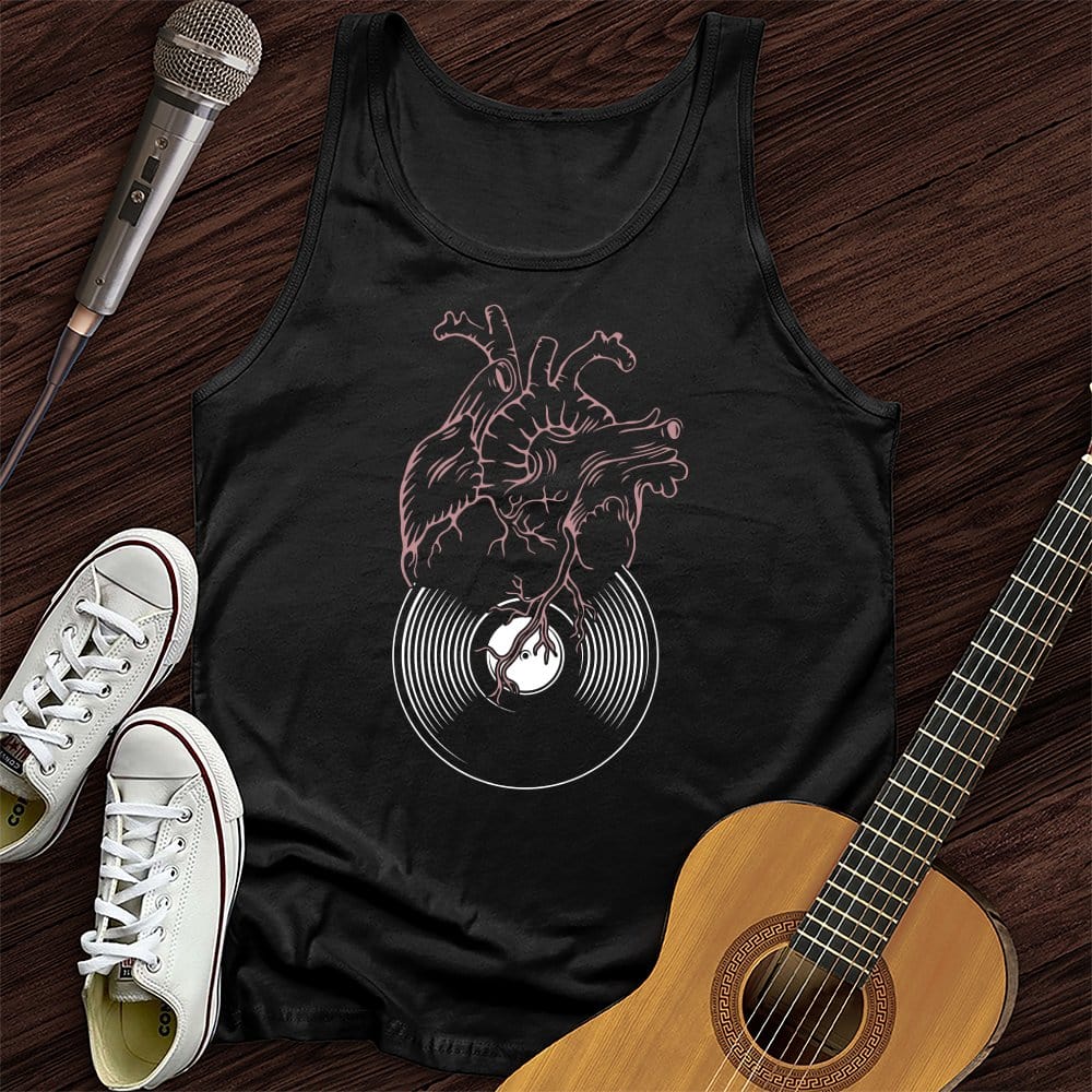 Vinyl Heart Tank Top