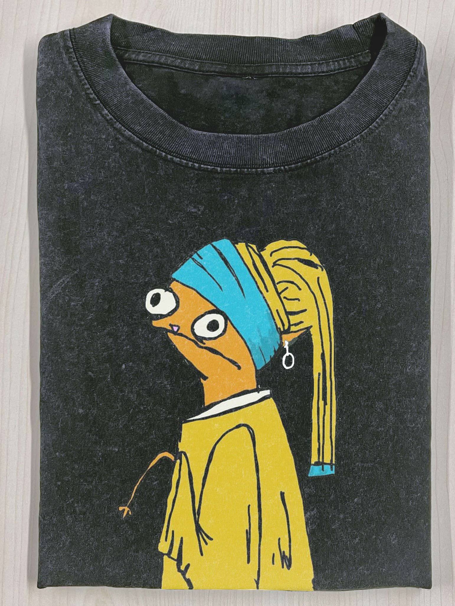 Women¡®s Funny Design Retro T-shirt