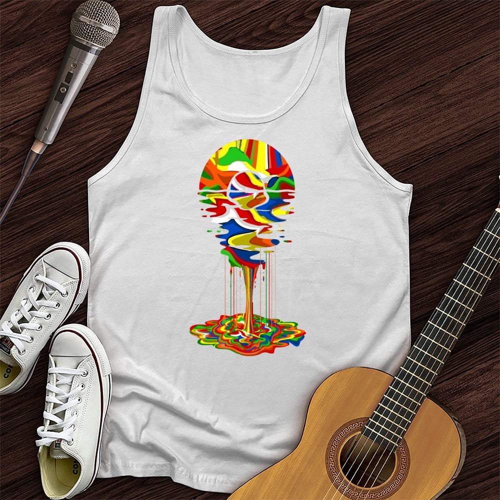 Melting Rainbow Vinyl Tank Top