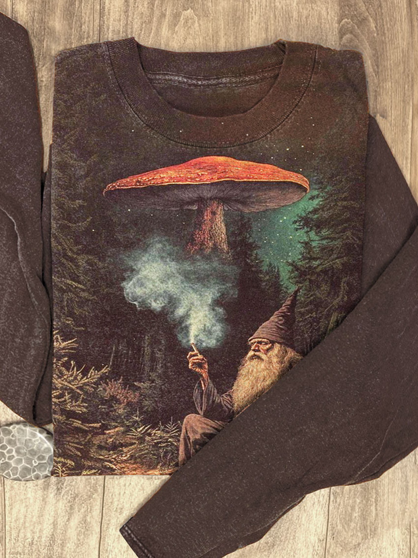 Dark Fantacy Art Print Casual Sweatshirt