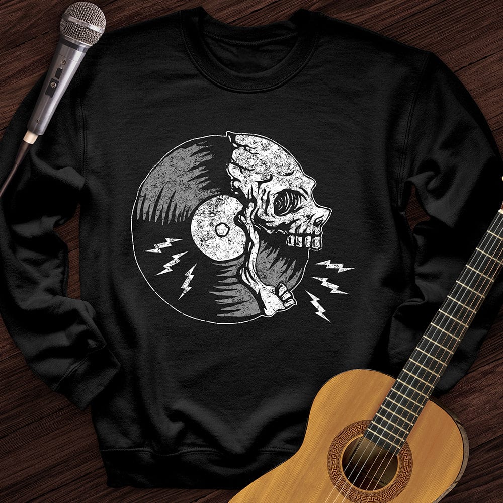 Skull Record Crewneck
