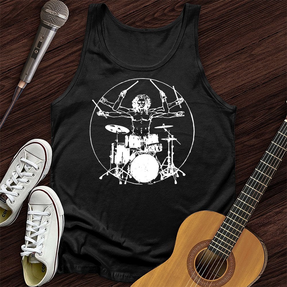 Vitruvian Drummer Tank Top
