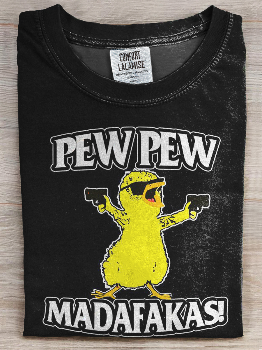 Little Duck Pattern T-shirt