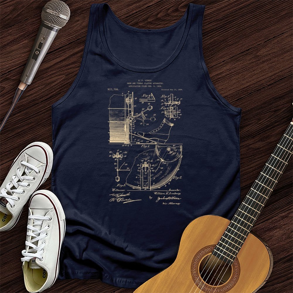 Drum Patent Tank Top