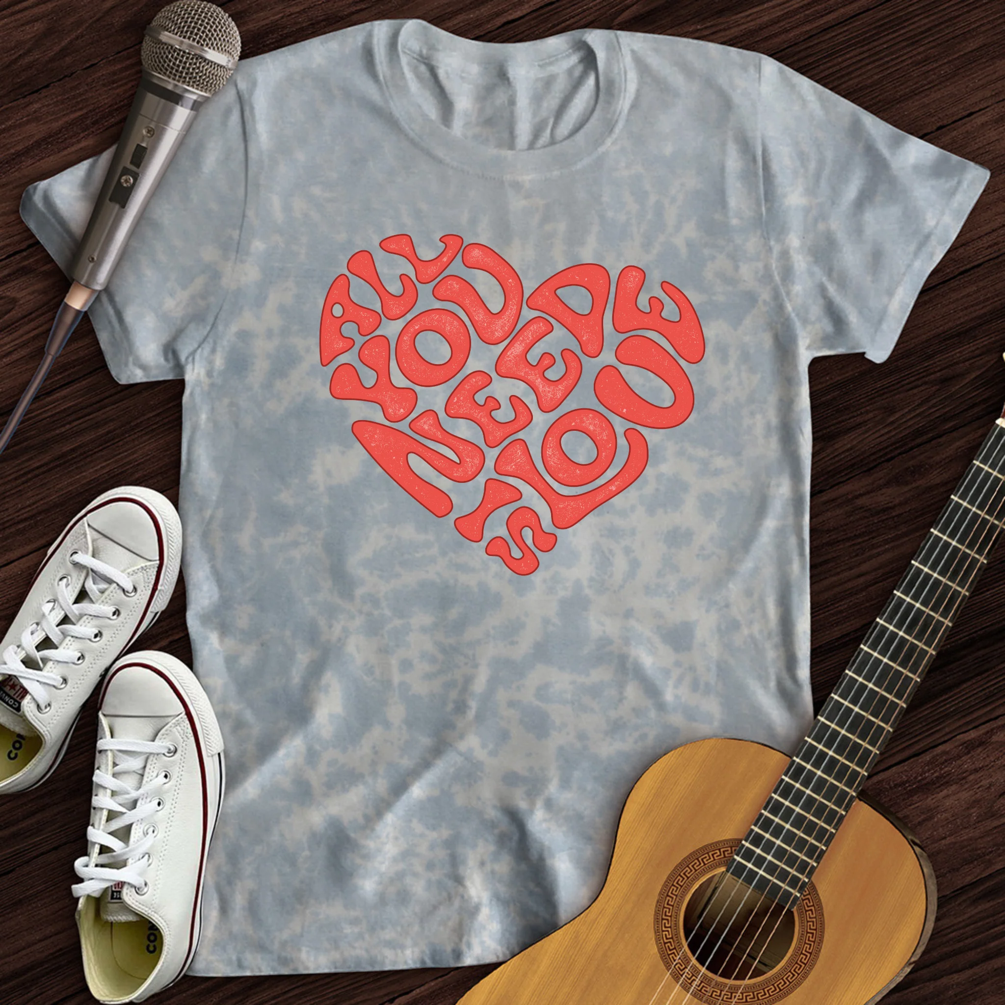 All You Need Is Love Tie Dye T-Shirt