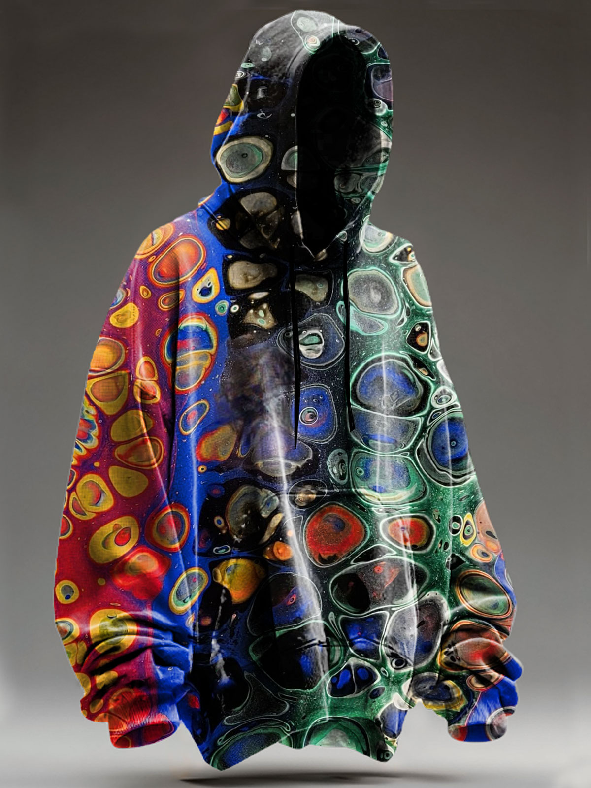 Abstrct Art Print Casual Sweatshirt