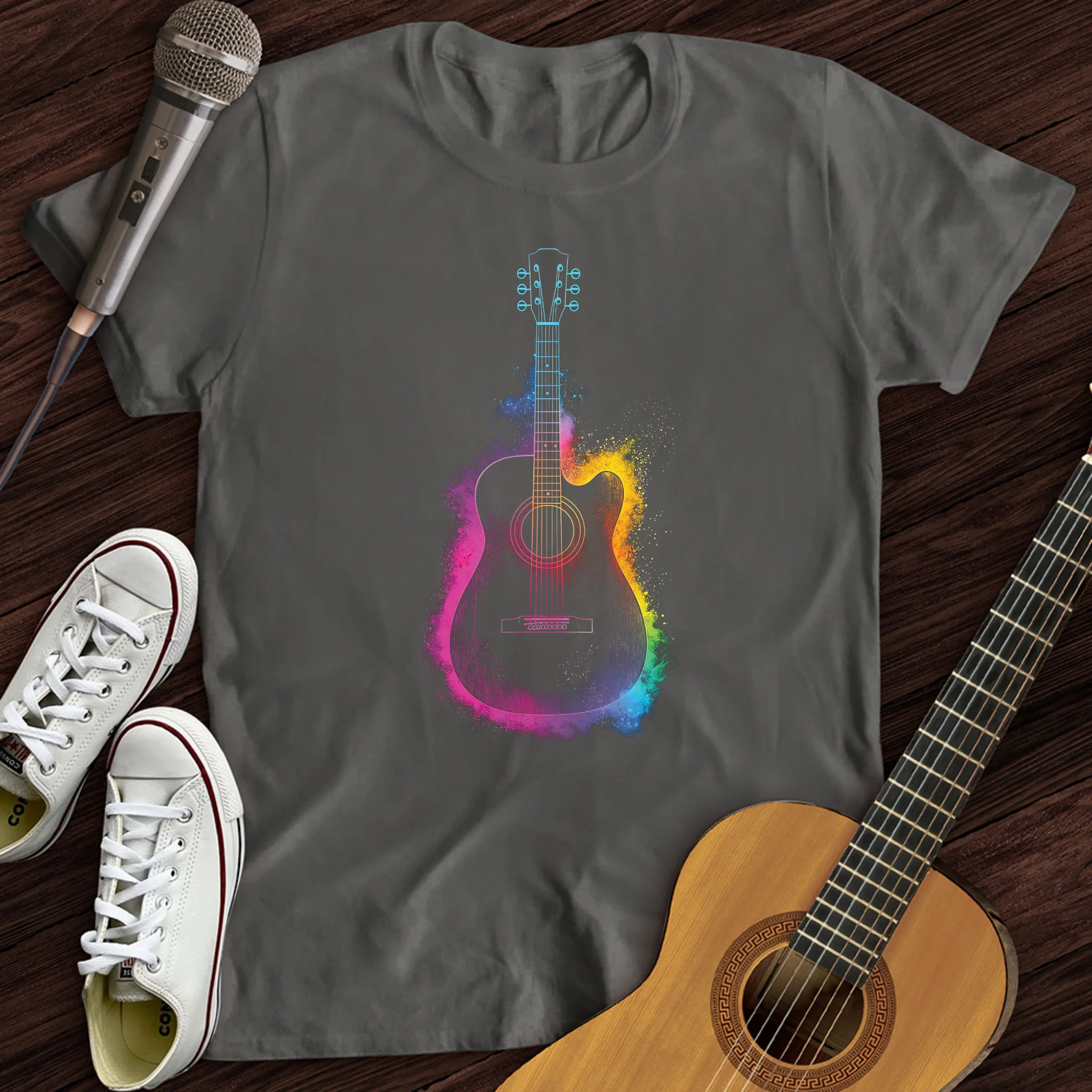 Colorburst Guitar T-Shirt