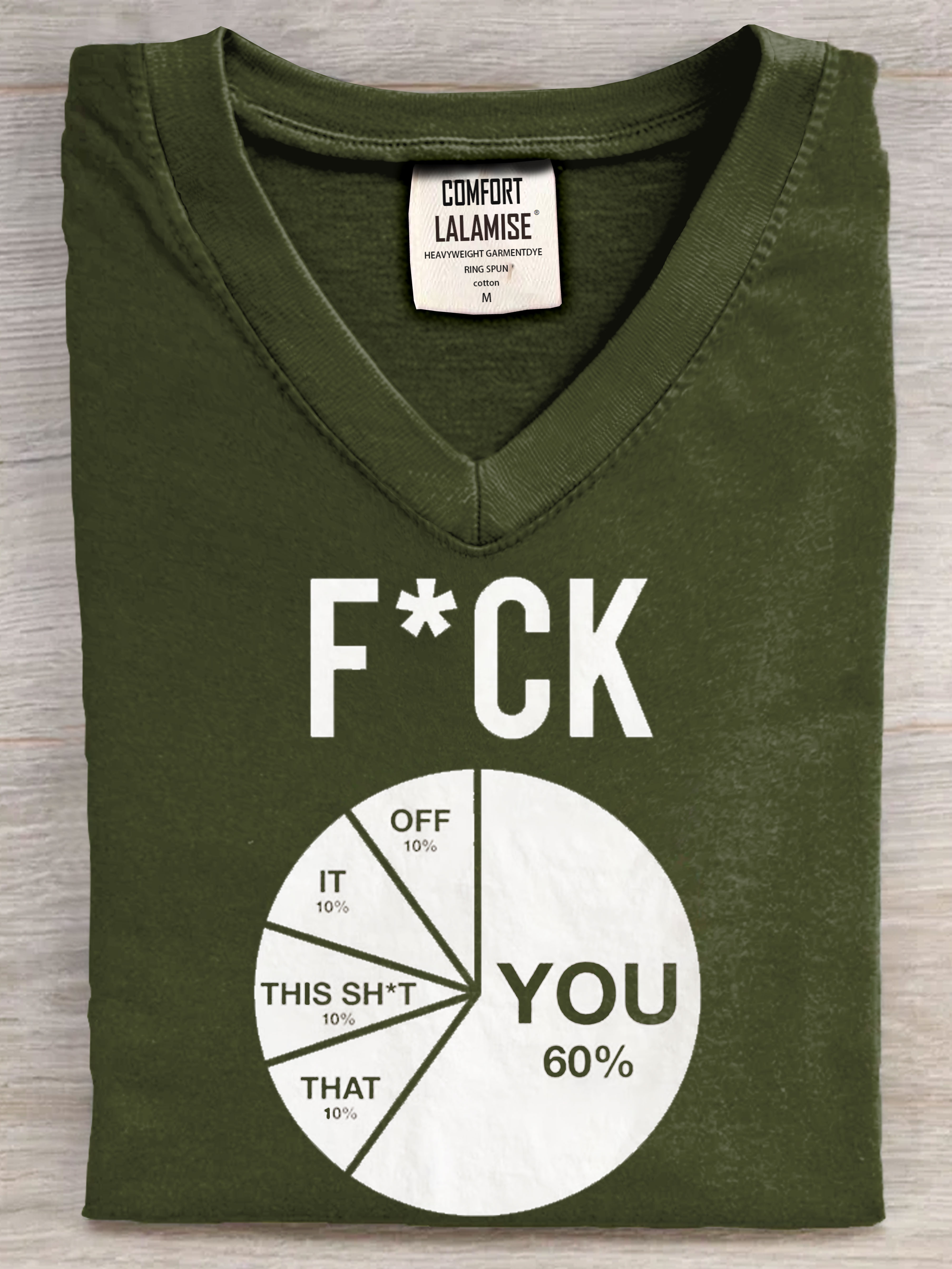 Women's Funny V-neck Casual T-Shirt