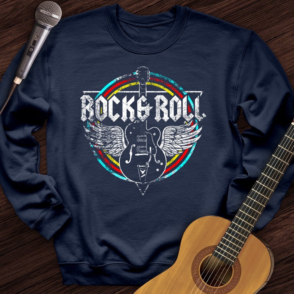 Retro Rock And Roll Crewneck