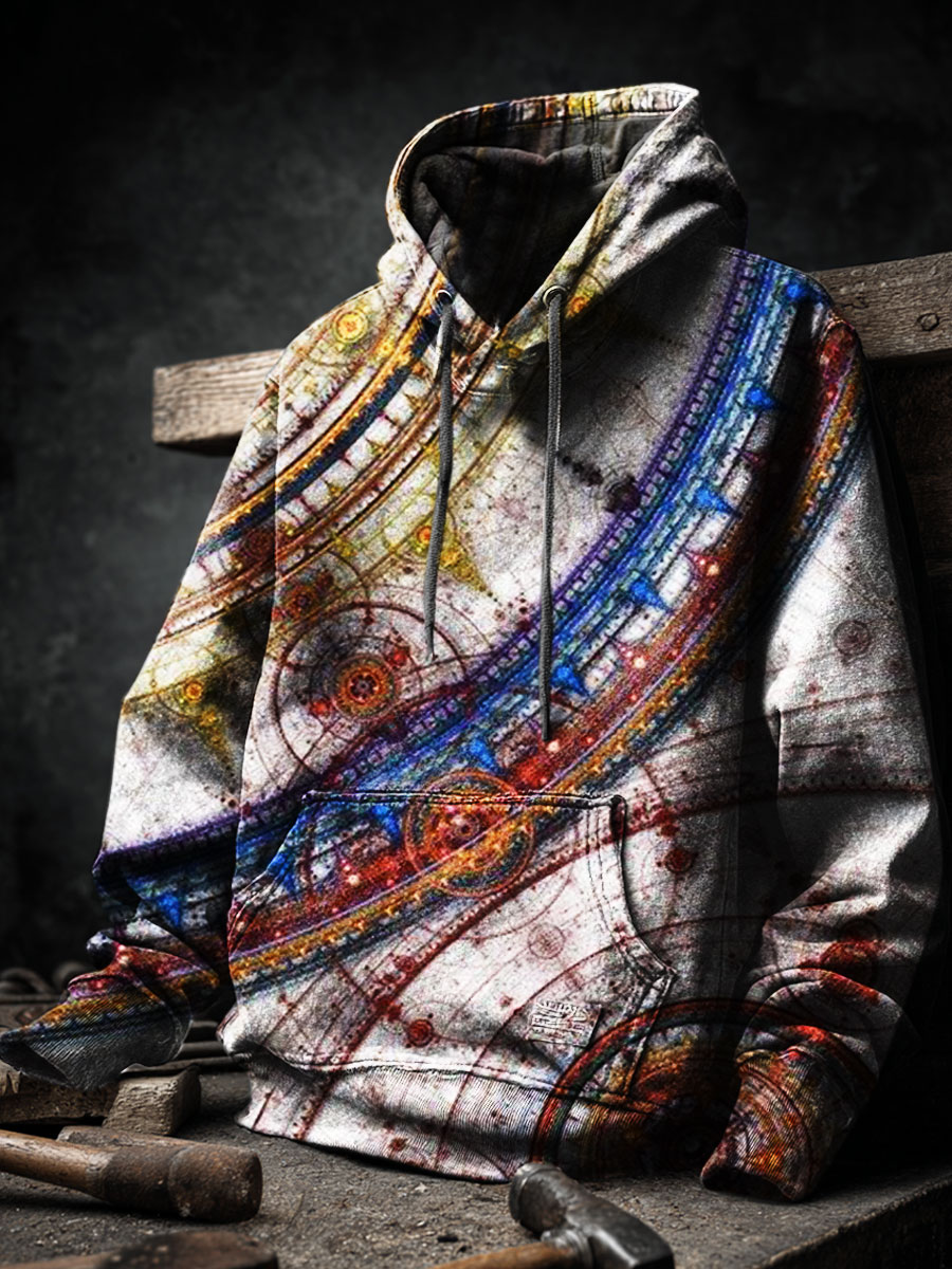 Abstract Art Prints Casual Hoodie Sweatshirt