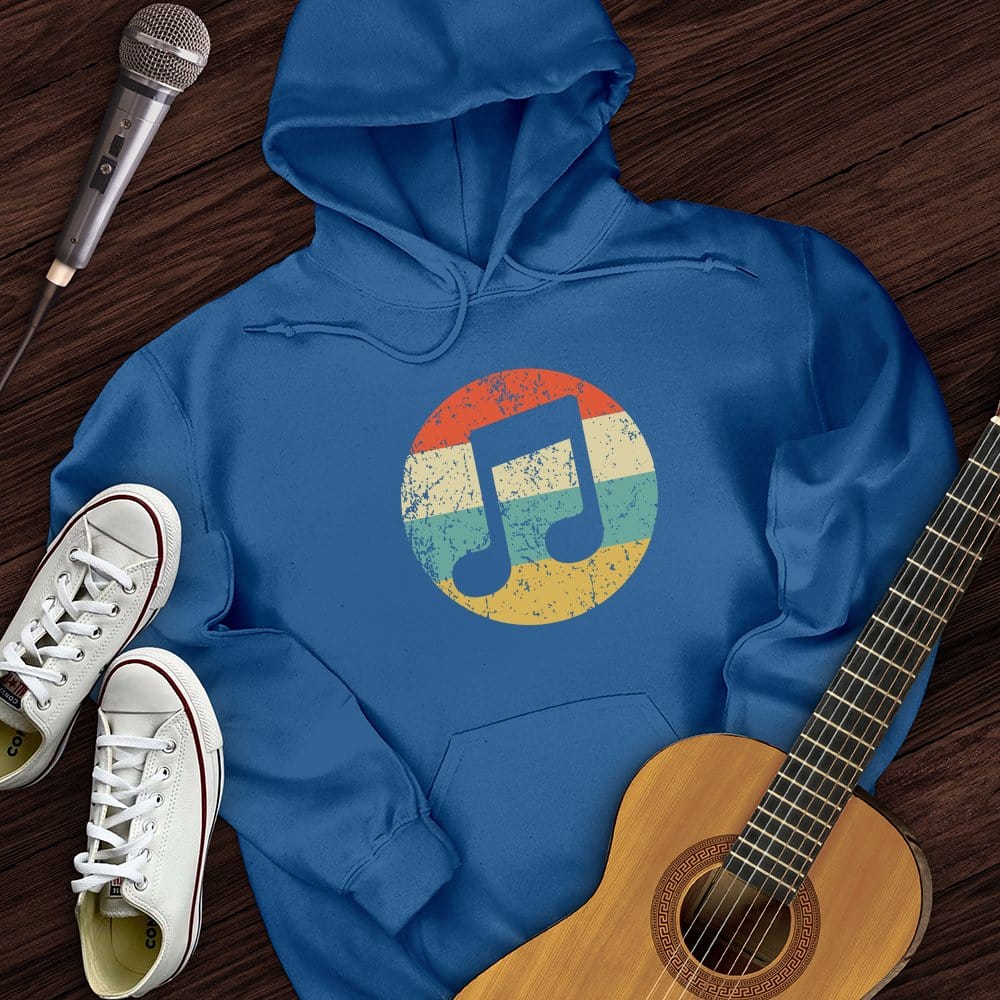 Retro Music Note Hoodie