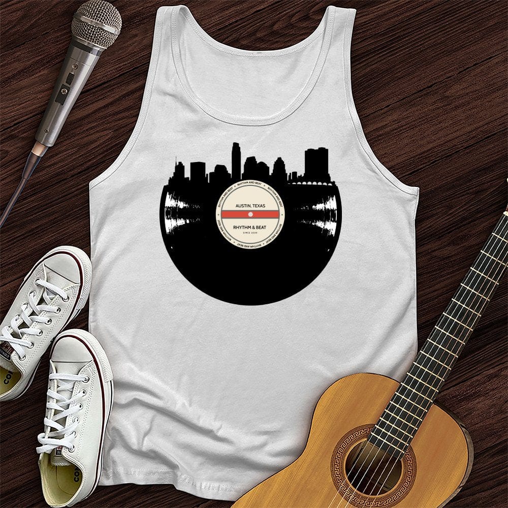 Vinyl Skyline Austin Unisex Tank