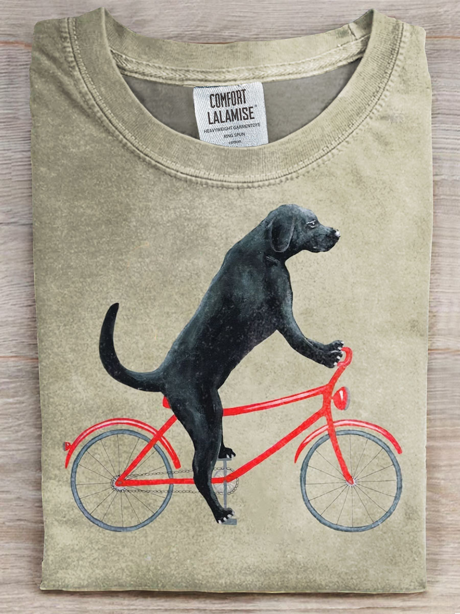 Funny Dog Prints Casual T-shirt