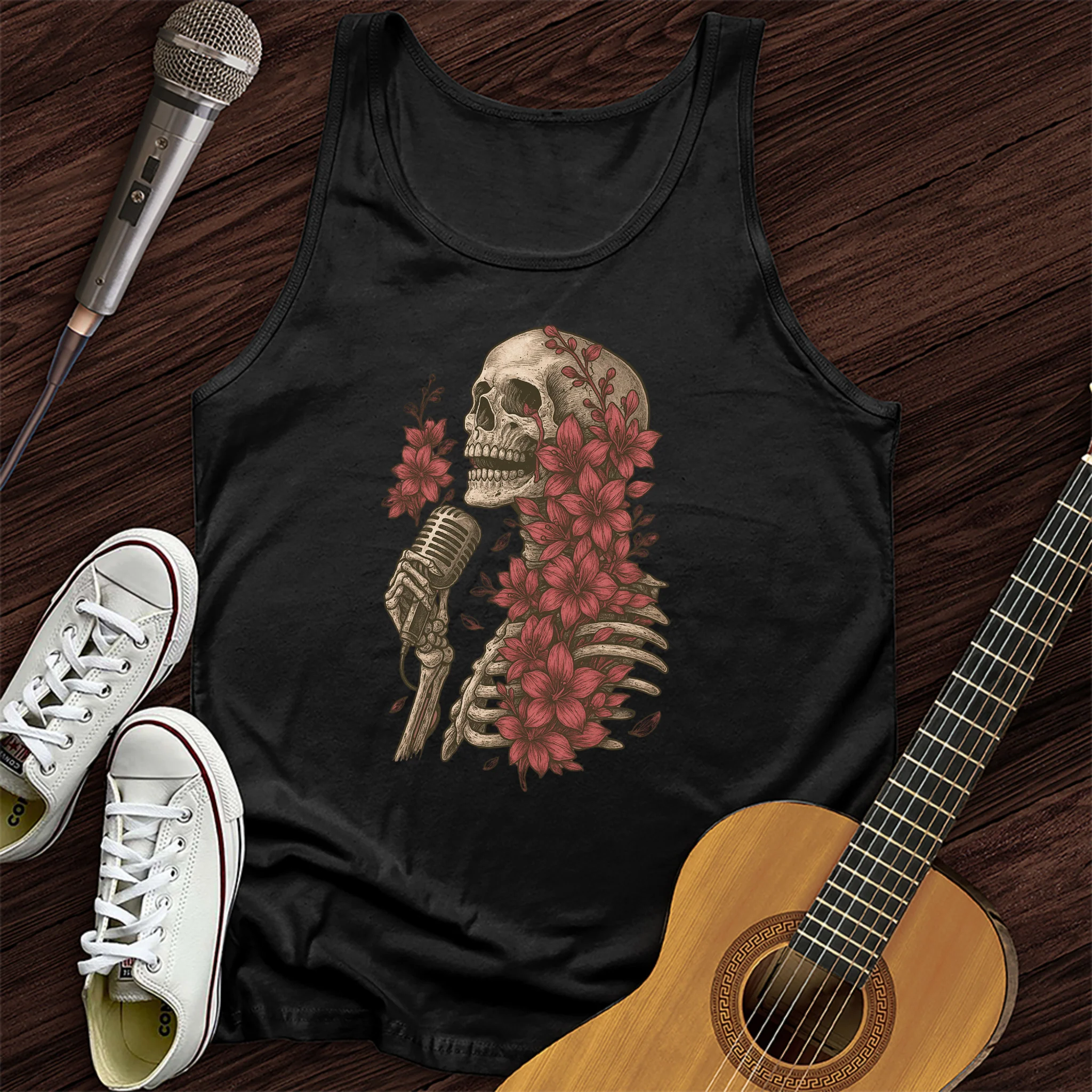 Skeleton Serenade Tank