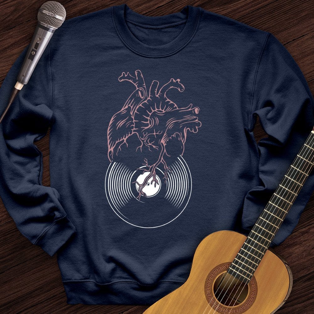 Vinyl Heart Crewneck