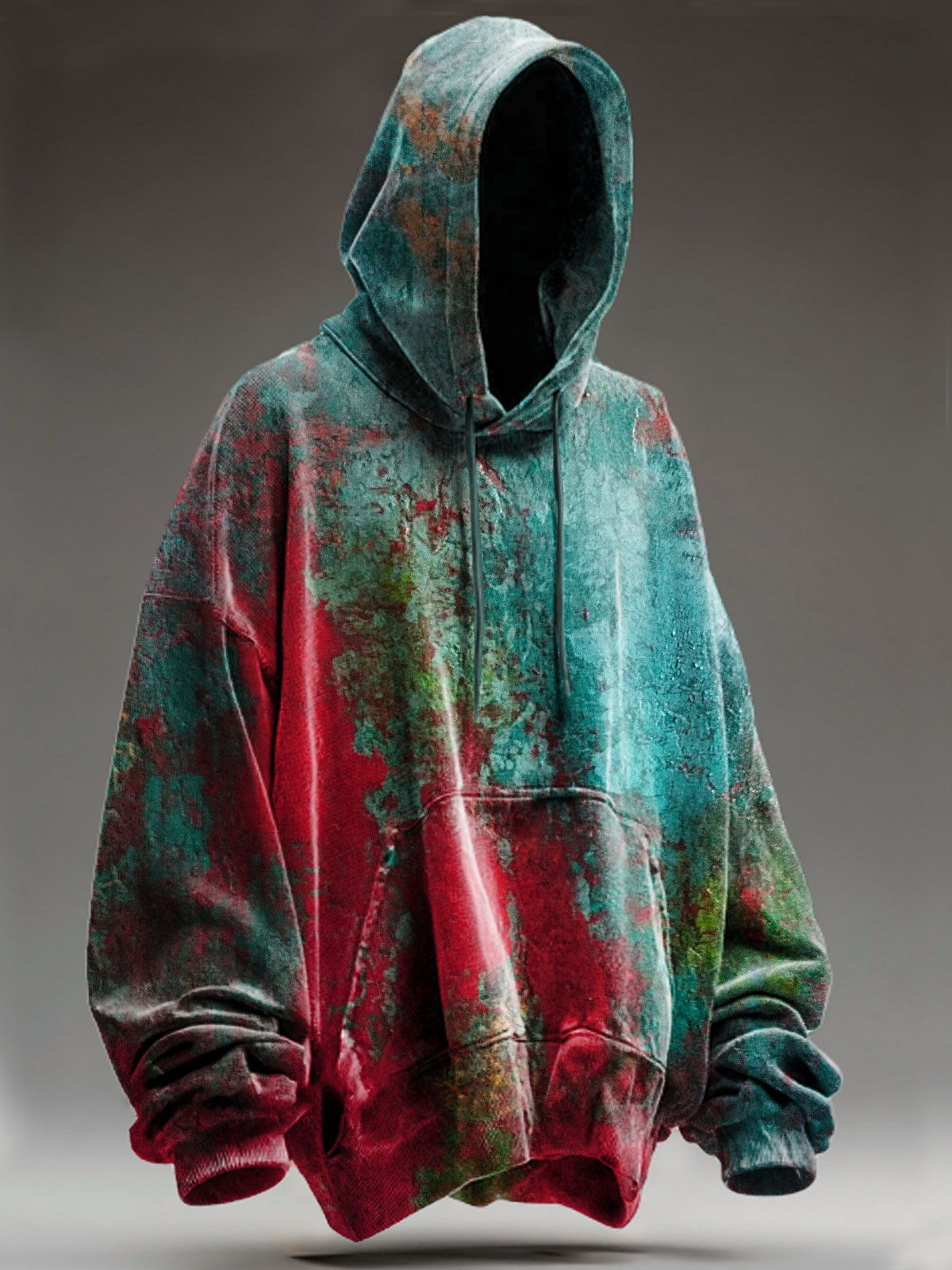 Vintage Rust Art Print Casual Sweatshirt