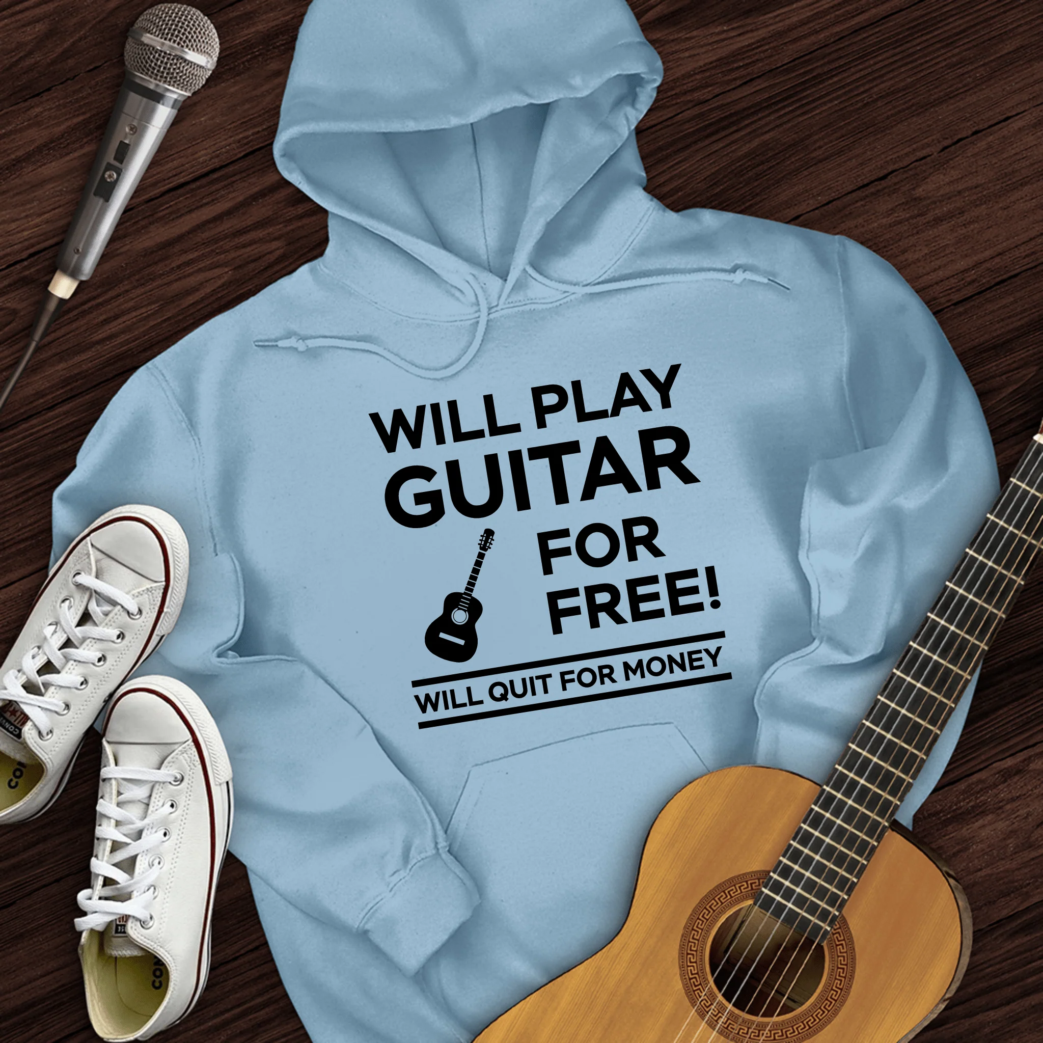 Play Guitar For Free Hoodie