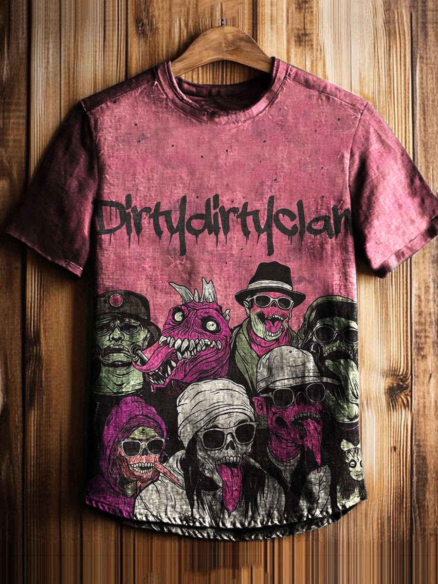 Dark Horror Art Prints Casual T-shirt