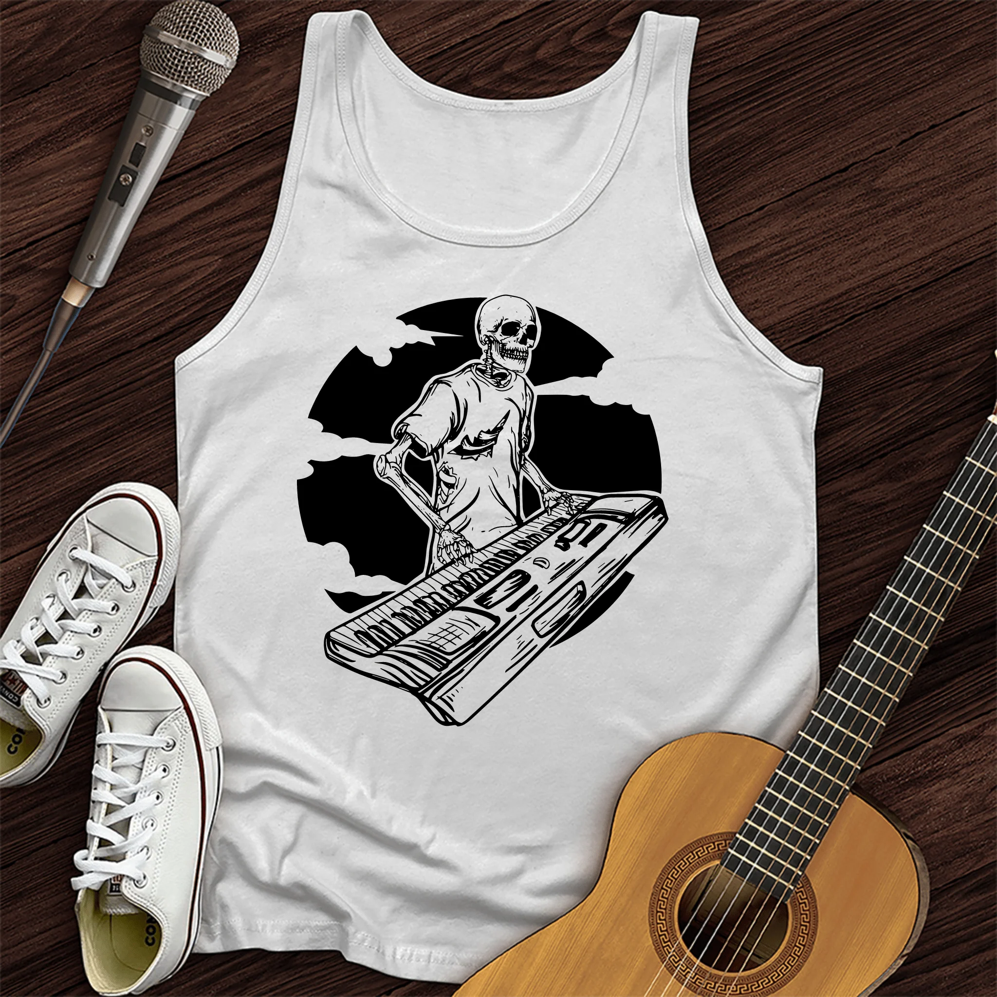 Skeleton Keyboard Tank Top