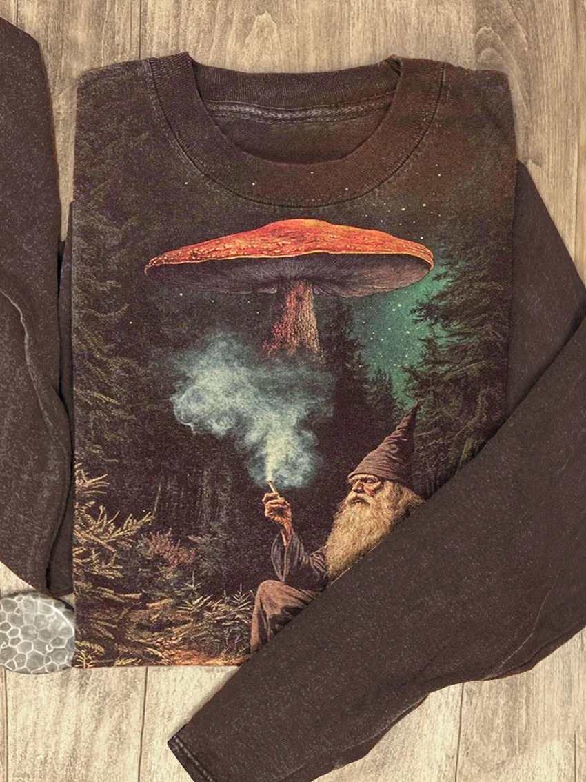 Dark Fantasy Art Print Causal Short Sleeve T-shirt