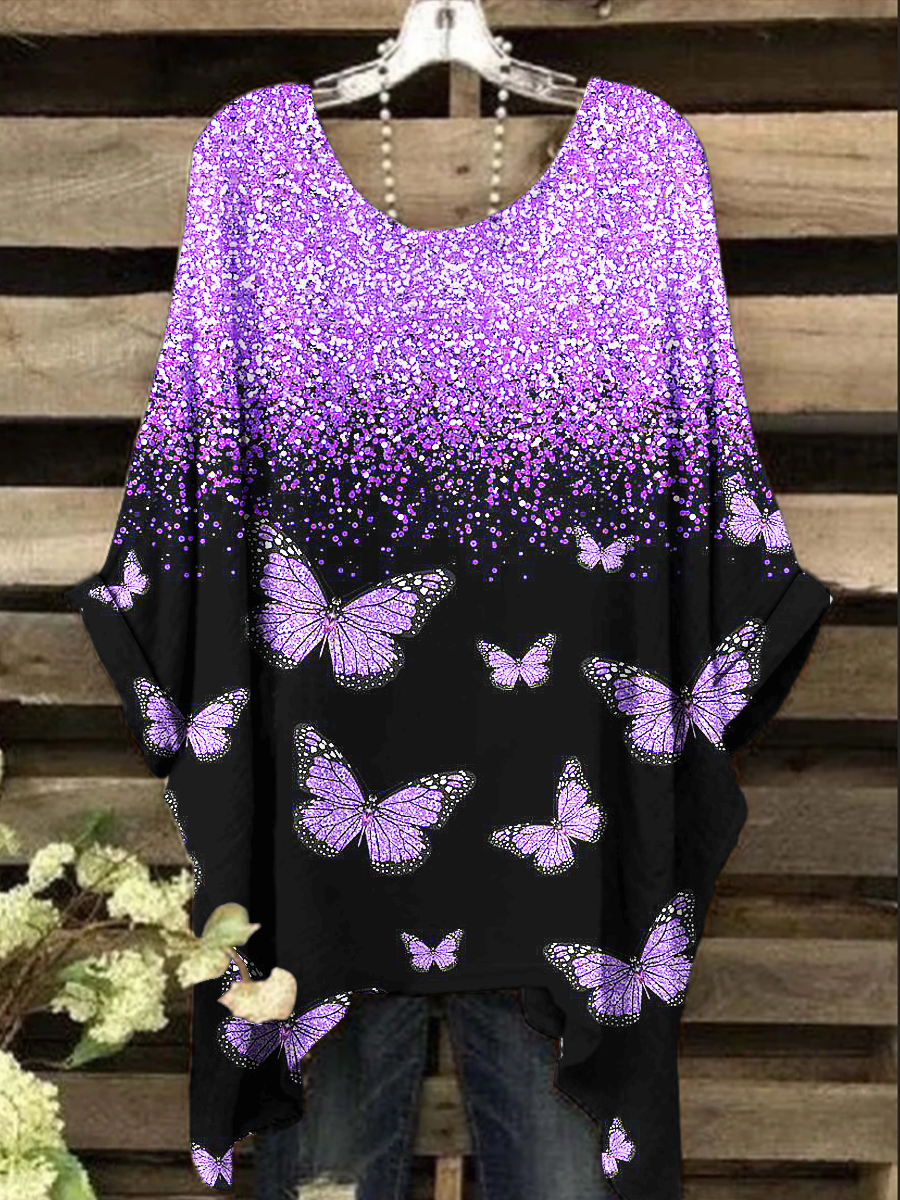 Women's Vintage Floral Print Design Top