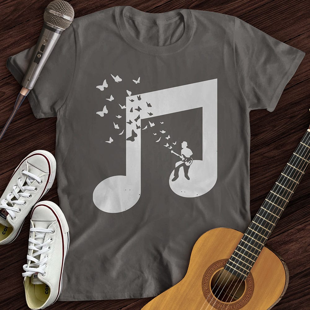 Musical Butterfly Guitar T-Shirt