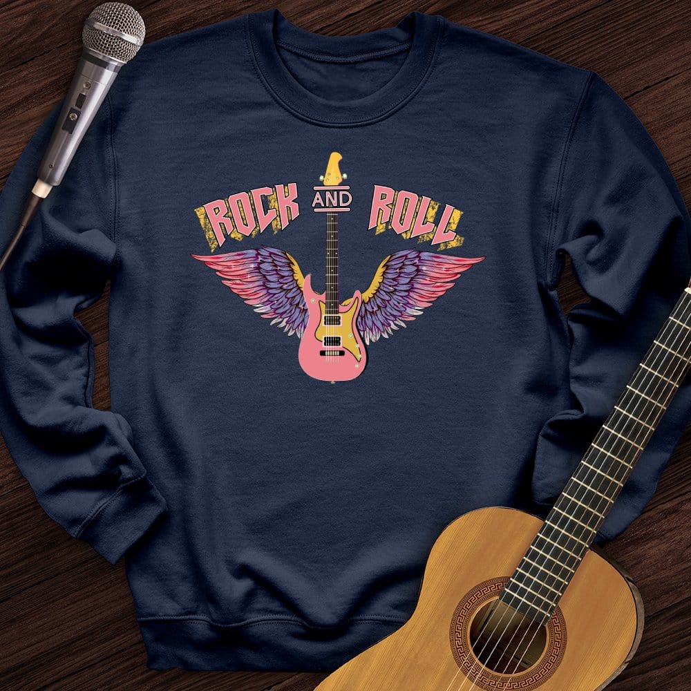 Rock and Roll is Pink Crewneck