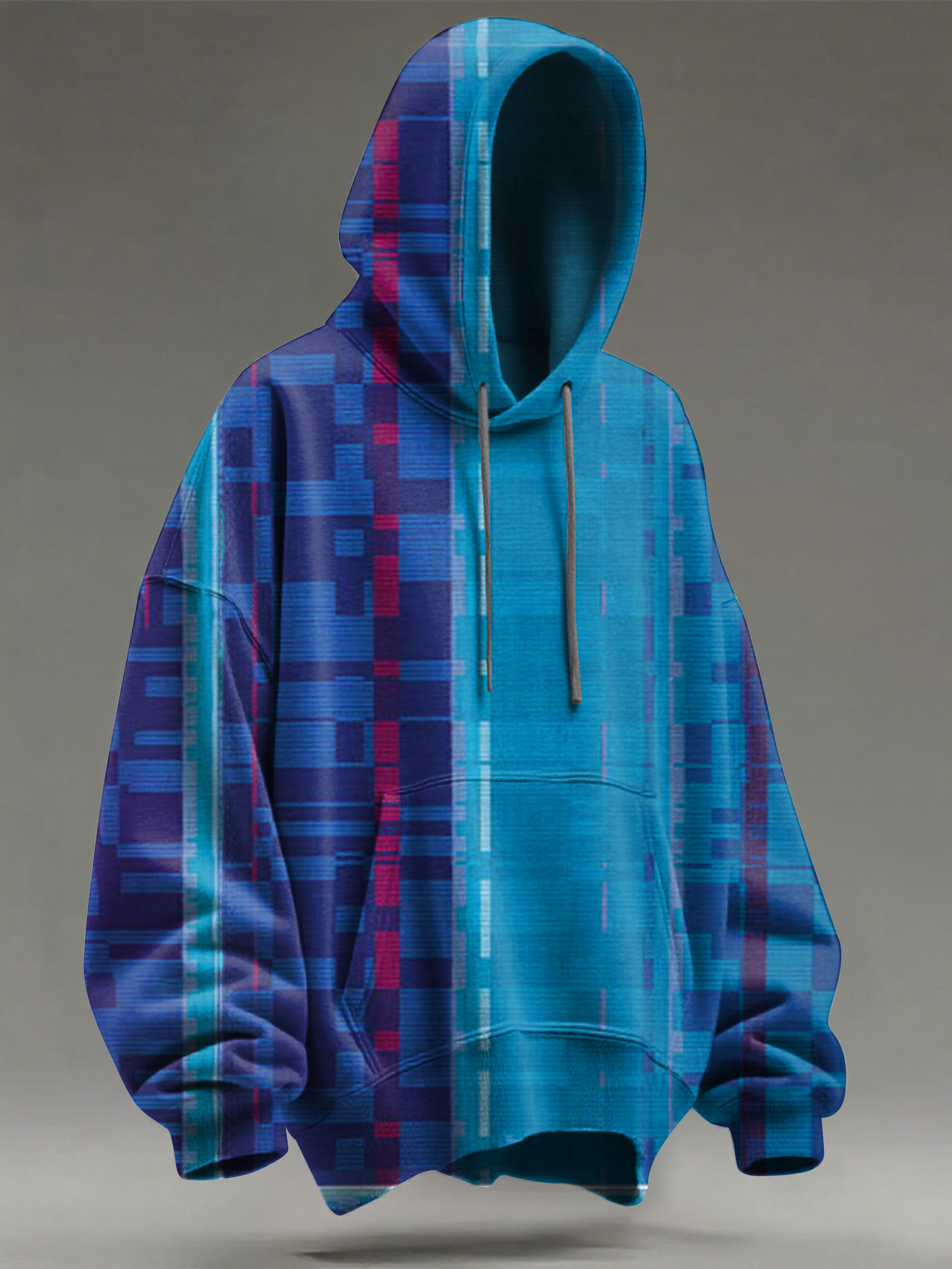 Geometric Lines Abstract Art Casual Hoodie Sweatshirt