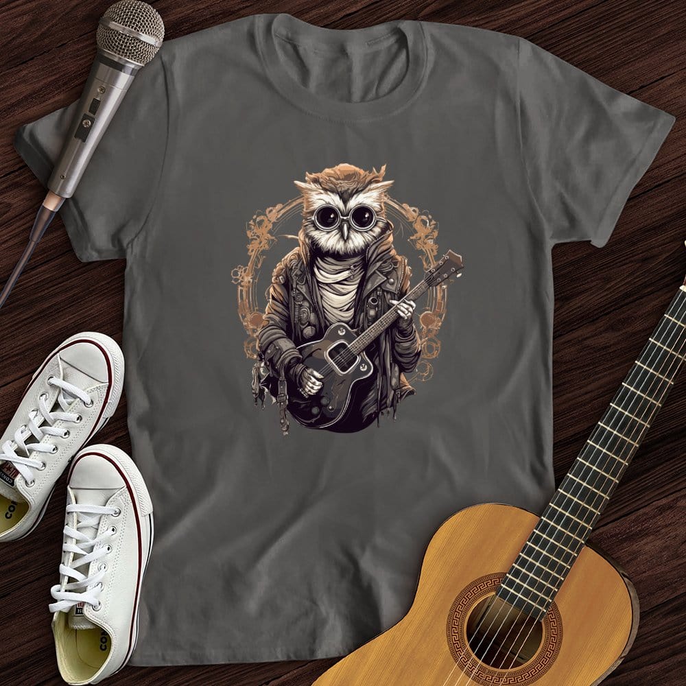 Owl Playing Guitar T-Shirt