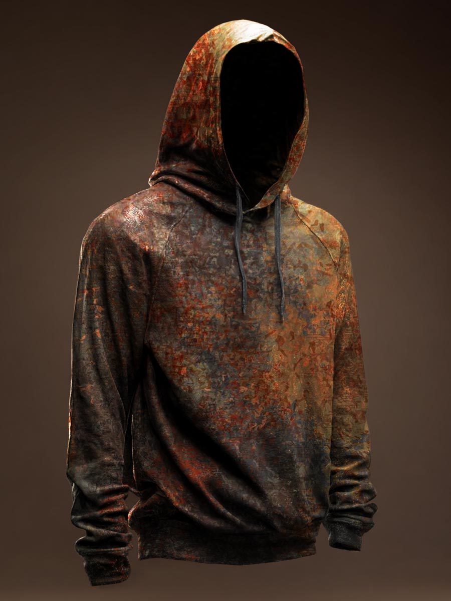 Vintage Sunset Prints Casual Hoodie Sweatshirt