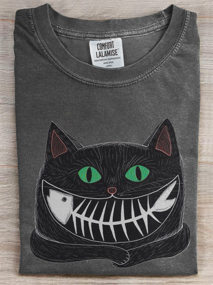CAT Print T-shirt