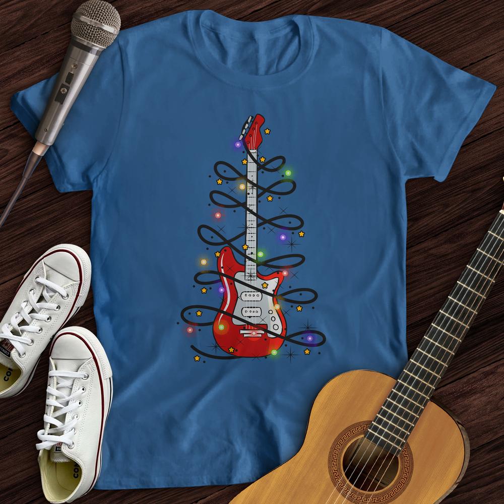 Guitar Christmas Lights T-Shirt
