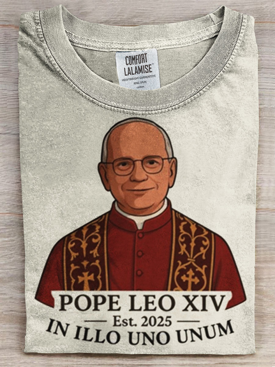 Catholicism Prints Casual T-shirt