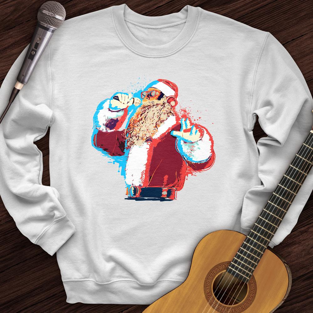 Santa On The Mic Crewneck