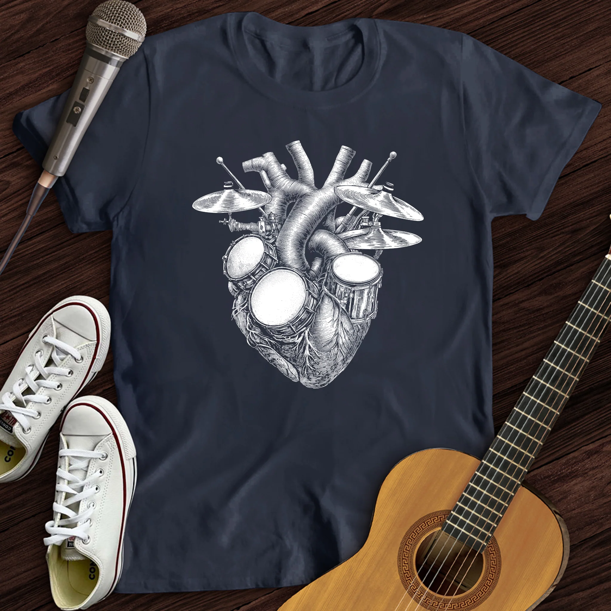 Drums Heart T-Shirt
