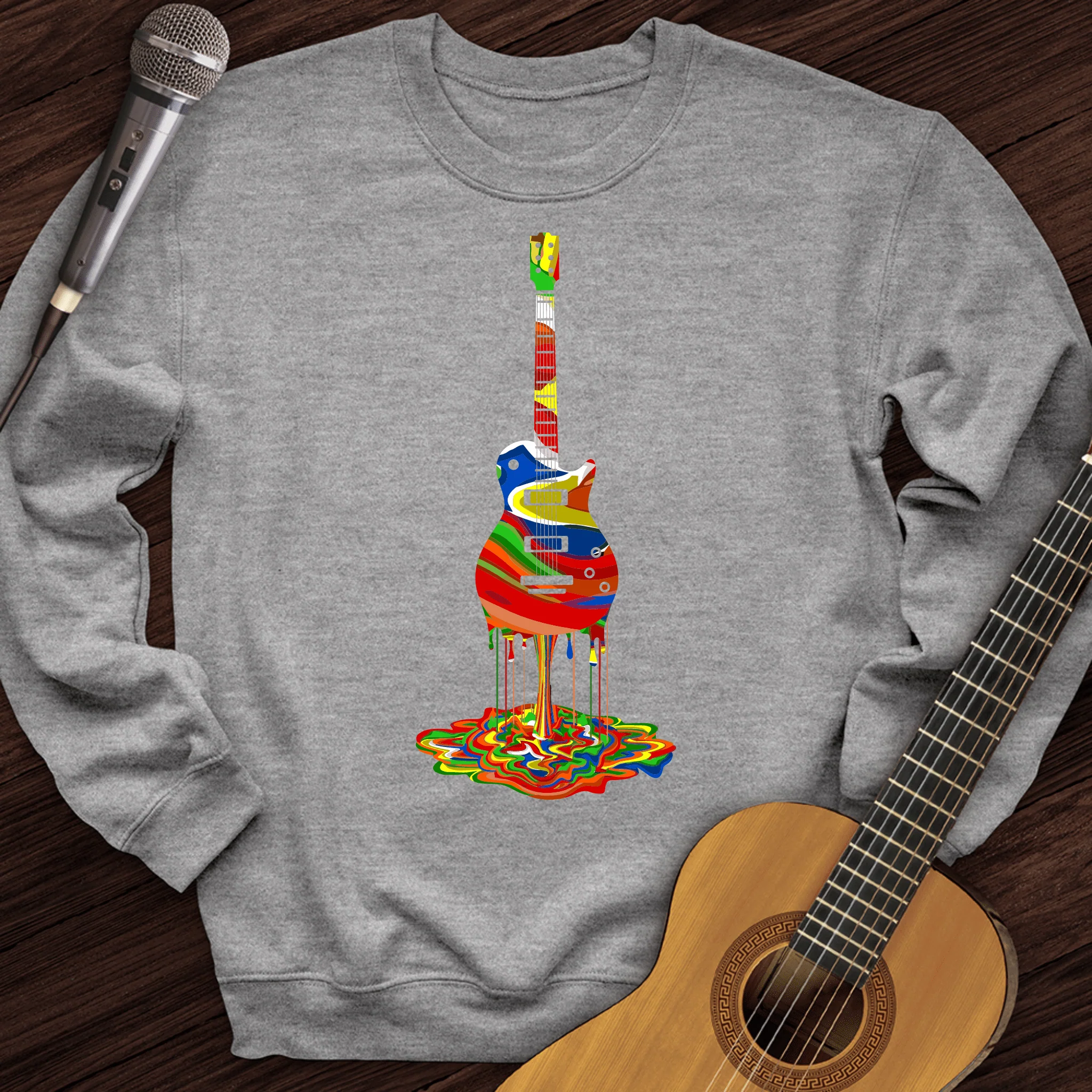 Melting Guitar Crewneck