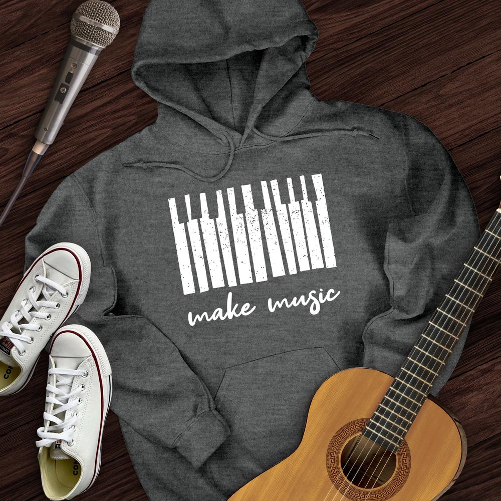 Make Music Piano Hoodie