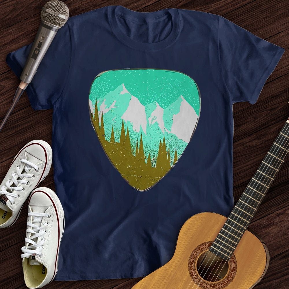 Mountain Guitar Pick T-Shirt