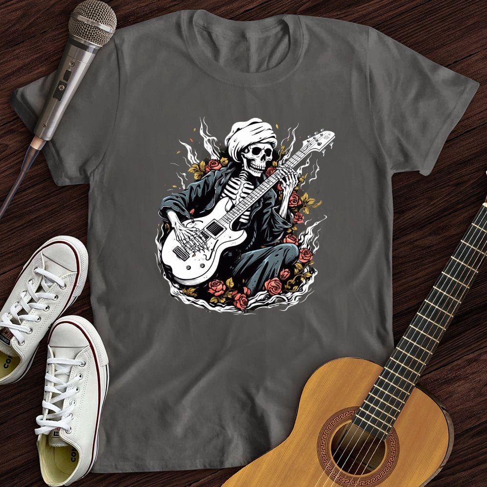 Skeleton Playing Music T-Shirt