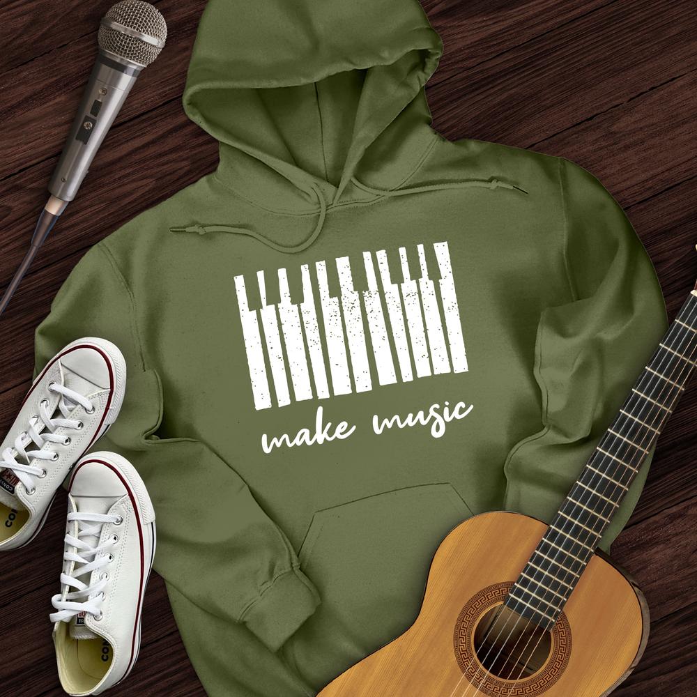 Make Music Piano Hoodie