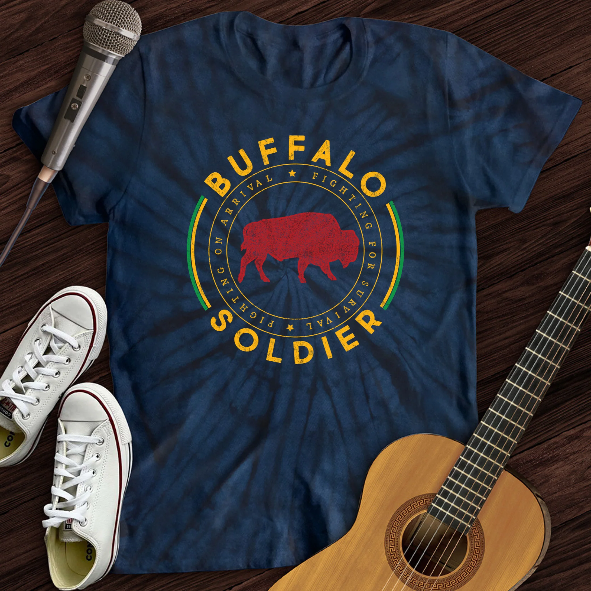 Buffalo Soldier Tie Dye T-Shirt