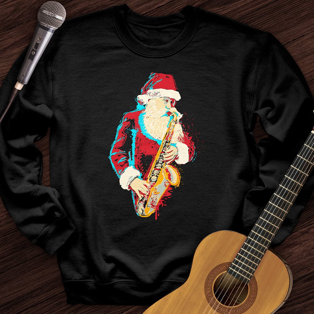 Santa Saxophone Crewneck