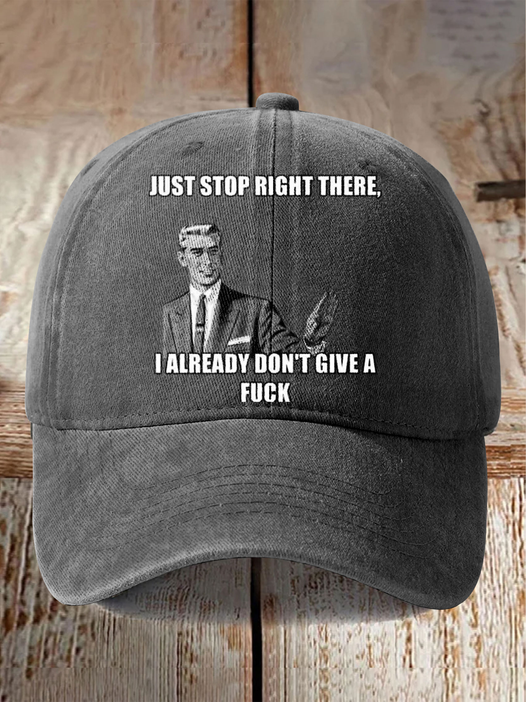 Vintage Funny Art Print Casaul Hats